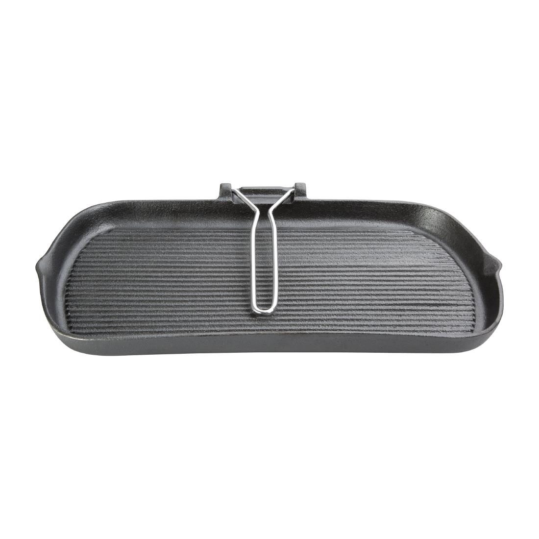 Vogue Cast Iron Grill Pan