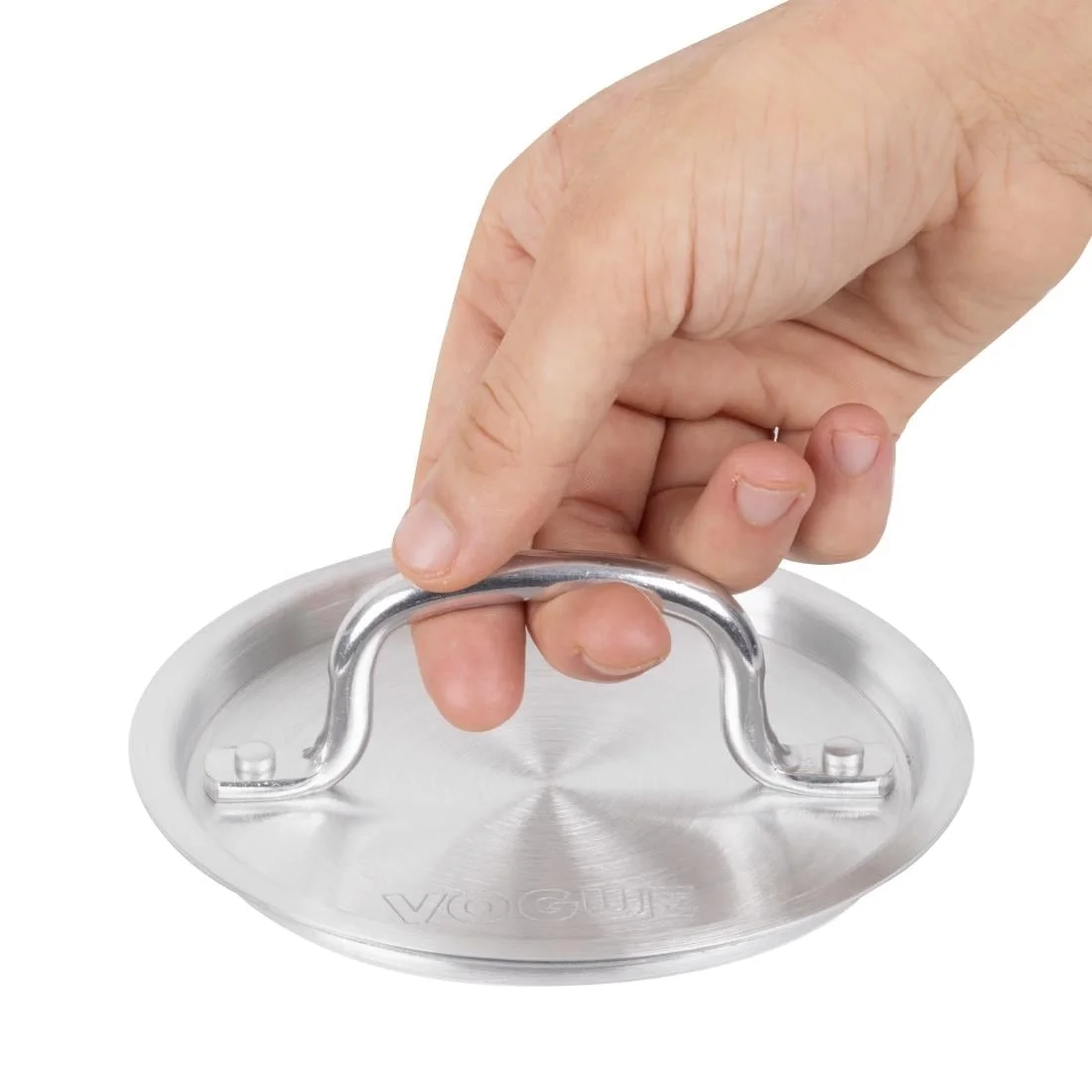 Vogue Aluminium Saucepan Lid 120mm - Image 5