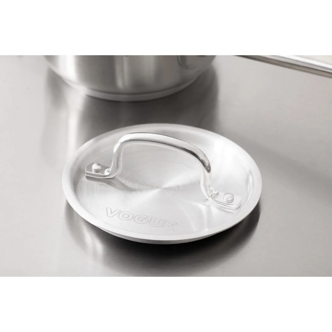 Vogue Aluminium Saucepan Lid 120mm - Image 6