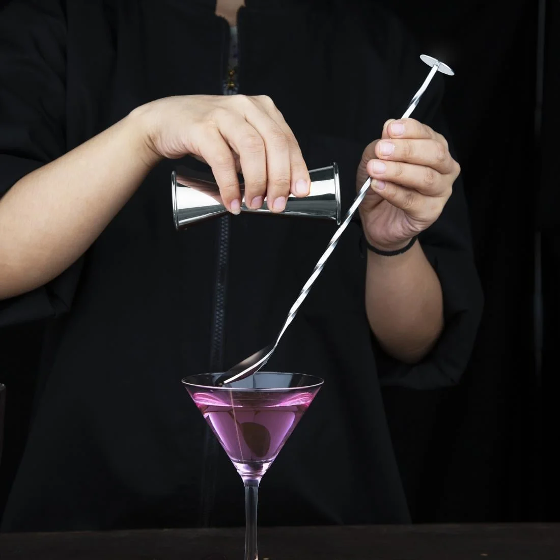 Olympia Twisted Bar Spoon with Disc End - Image 5