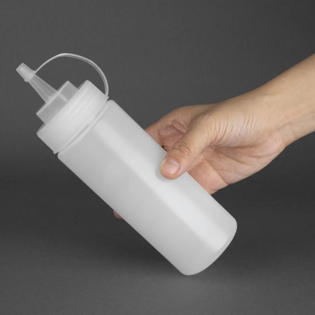 Vogue Clear Squeeze Sauce Bottle 12oz - Image 5