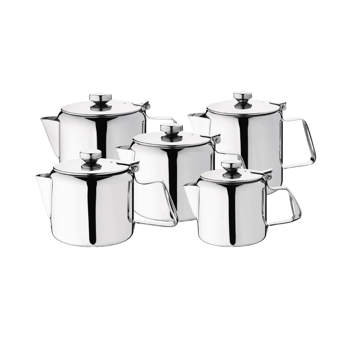 Olympia Concorde Teapot Stainless Steel 16oz