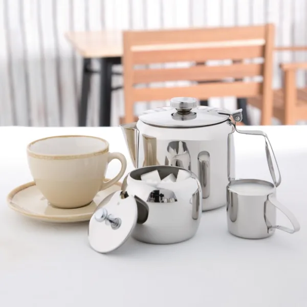 Olympia Concorde Teapot Stainless Steel 32oz