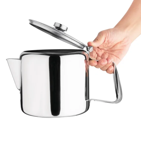 Olympia Concorde Teapot Stainless Steel 70oz