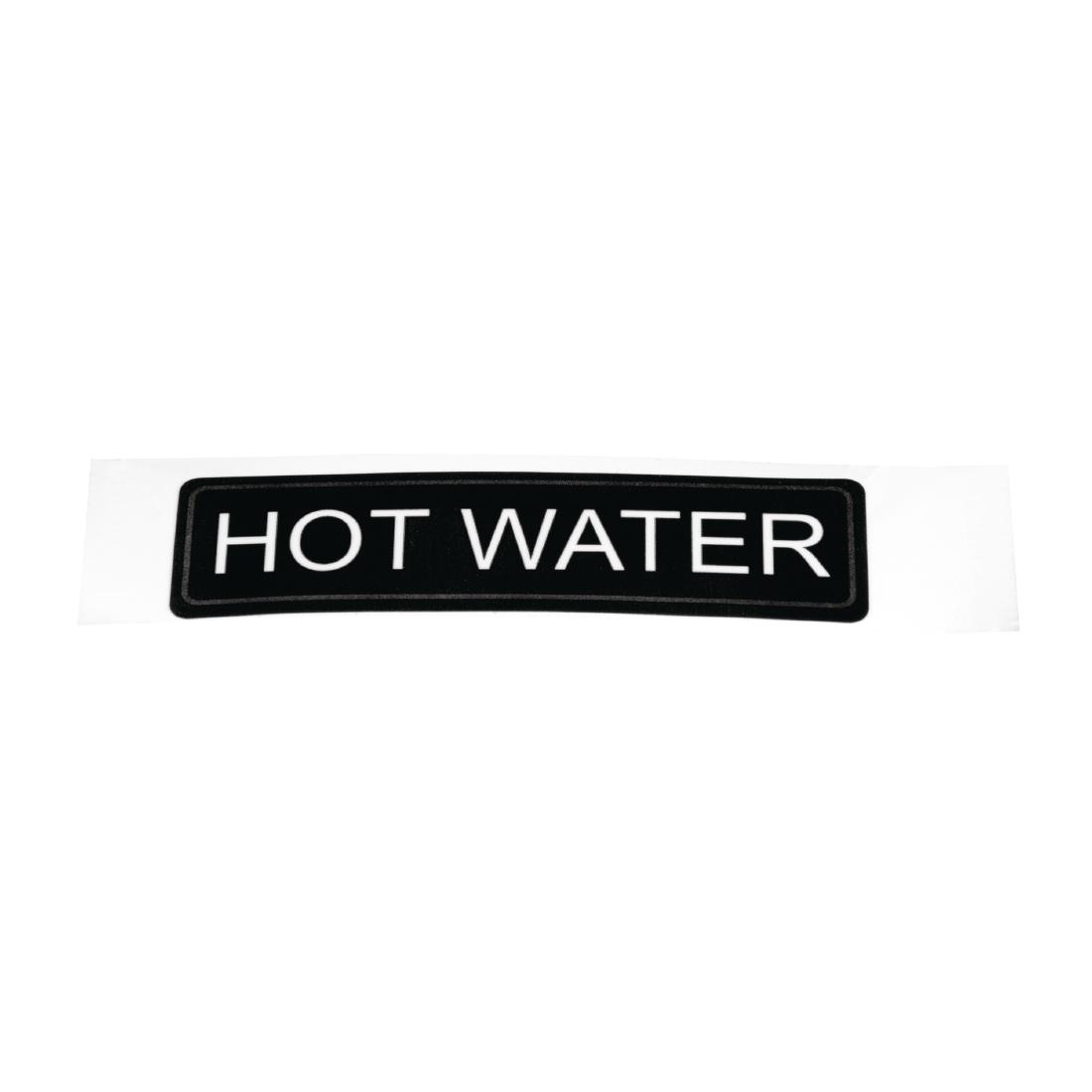 Airpot Hot Water Label