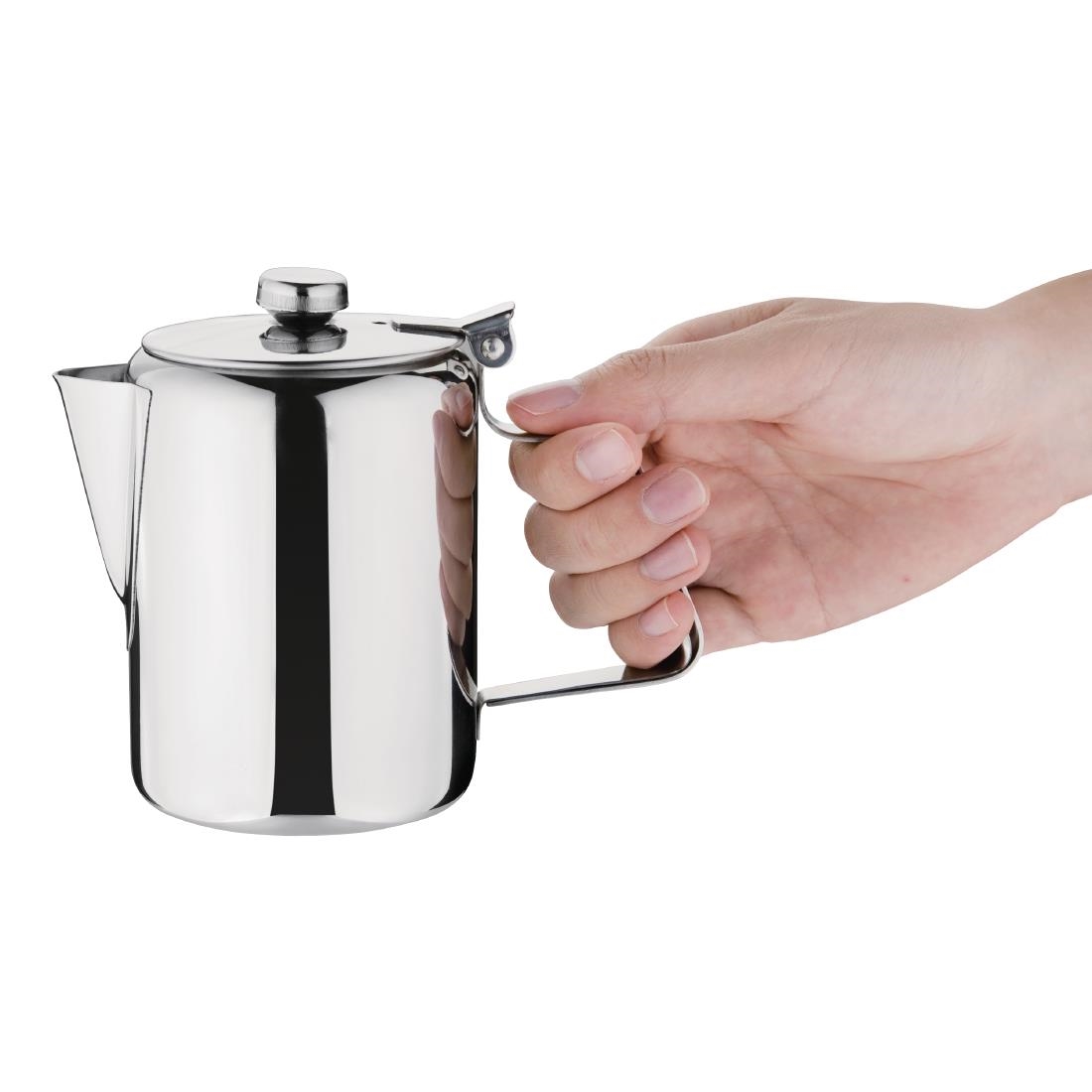 Olympia Concorde Coffee Pot Stainless Steel 16oz
