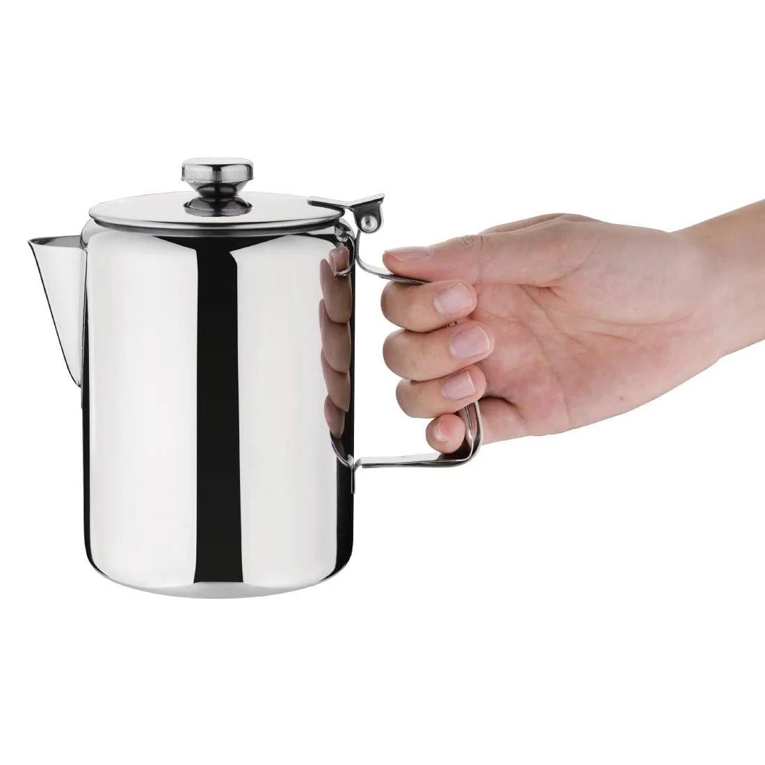 Olympia Concorde Coffee Pot Stainless Steel 32oz - Image 3