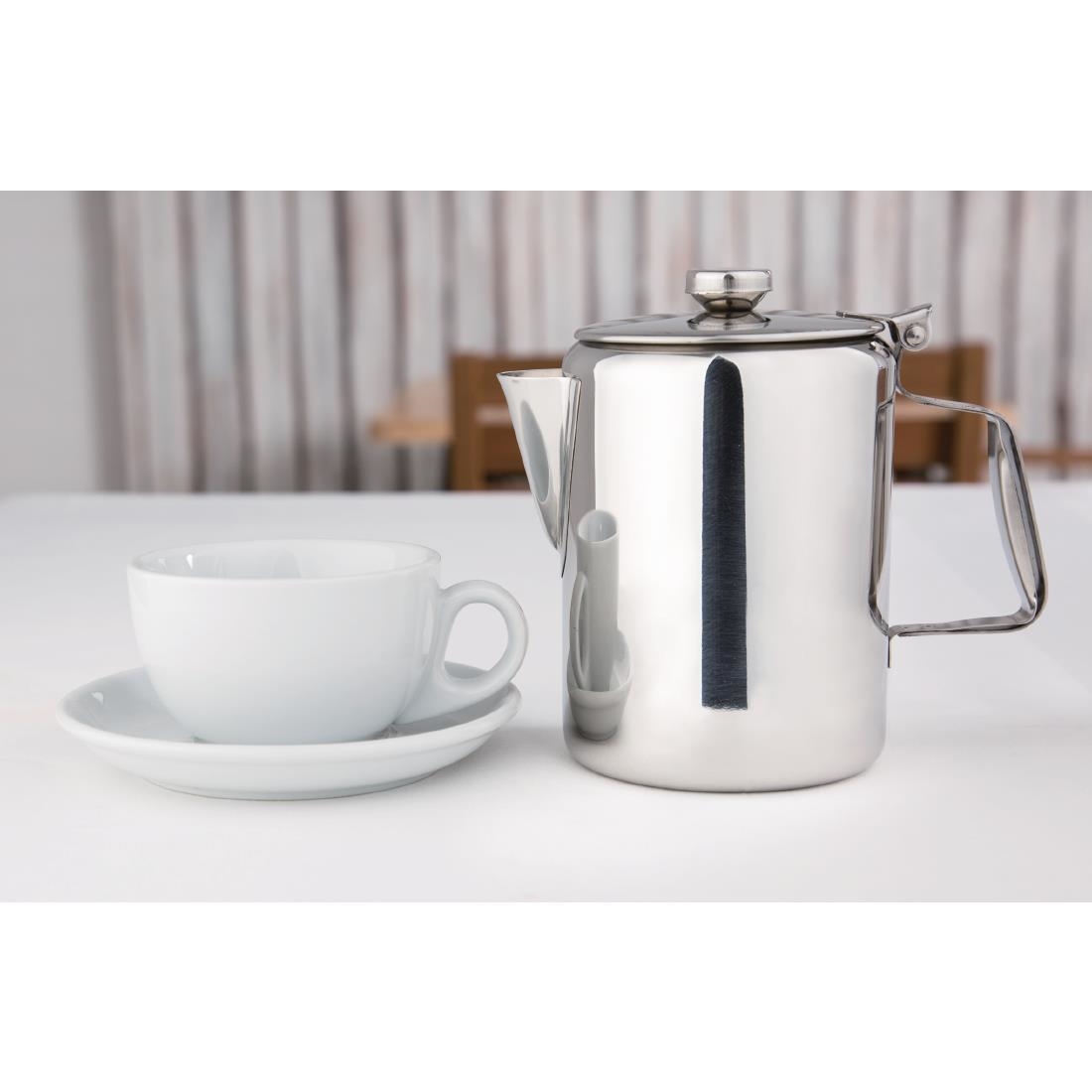 Olympia Concorde Coffee Pot Stainless Steel 32oz