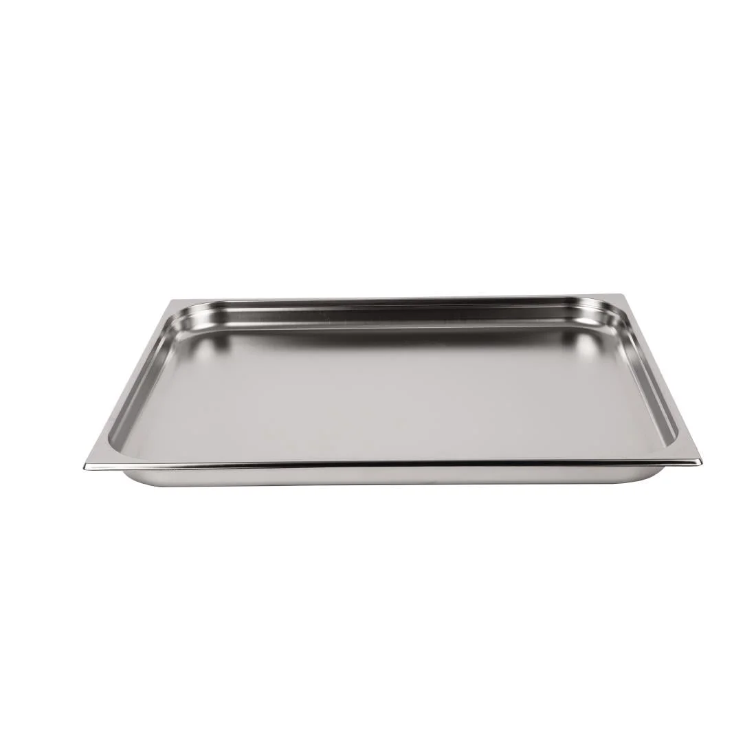 Vogue Stainless Steel 2/1 Double Size Gastronorm Pan 40mm - Image 4