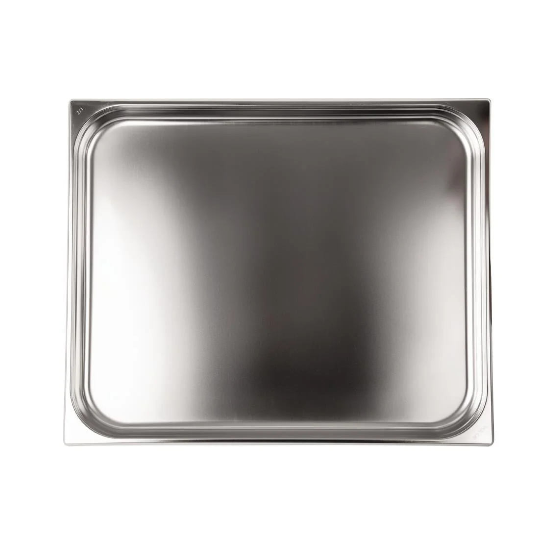 Vogue Stainless Steel 2/1 Double Size Gastronorm Pan 40mm - Image 5