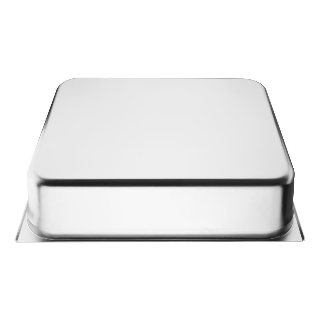 Vogue Stainless Steel 2/1 Double Size Gastronorm Pan 150mm