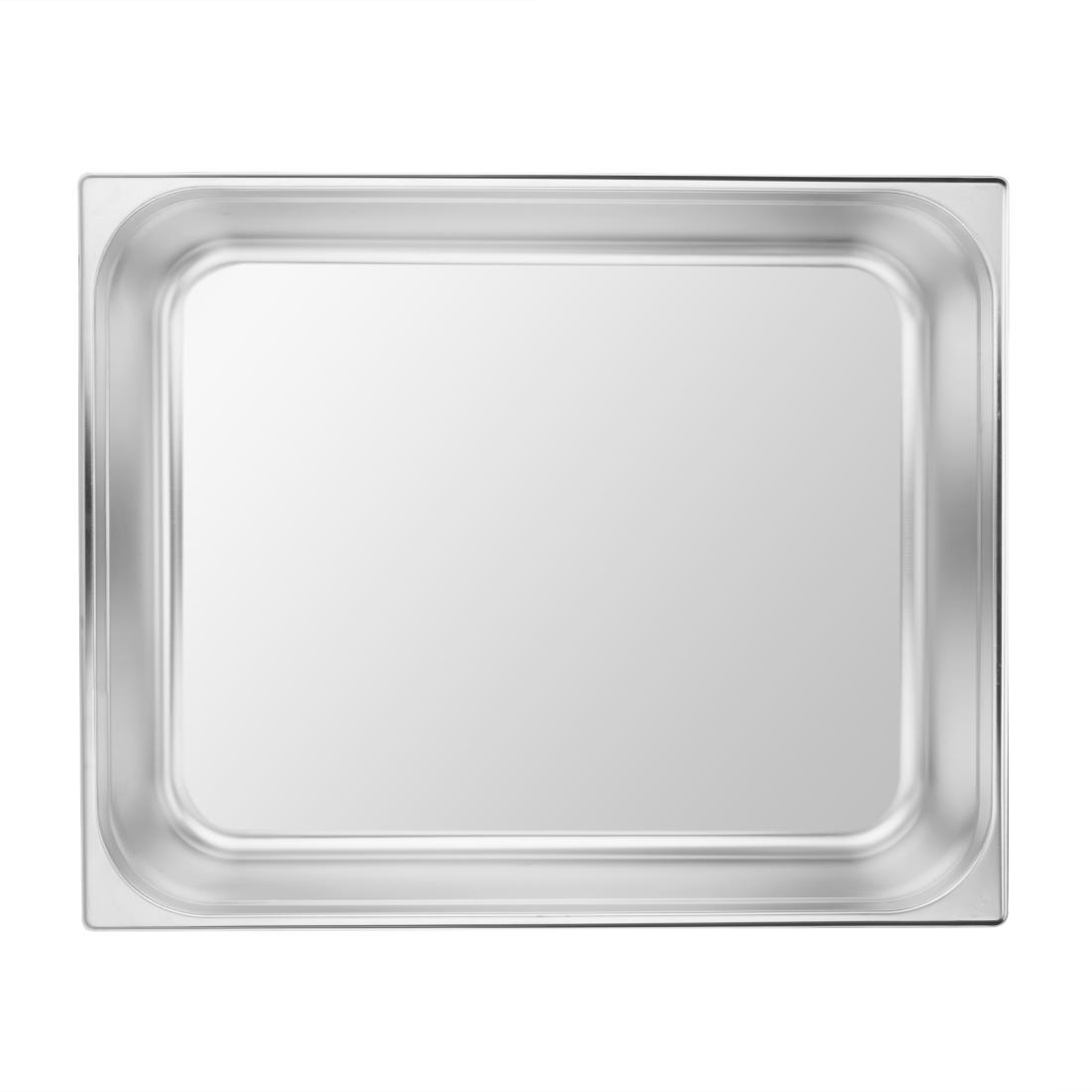 Vogue Stainless Steel 2/1 Double Size Gastronorm Pan 150mm