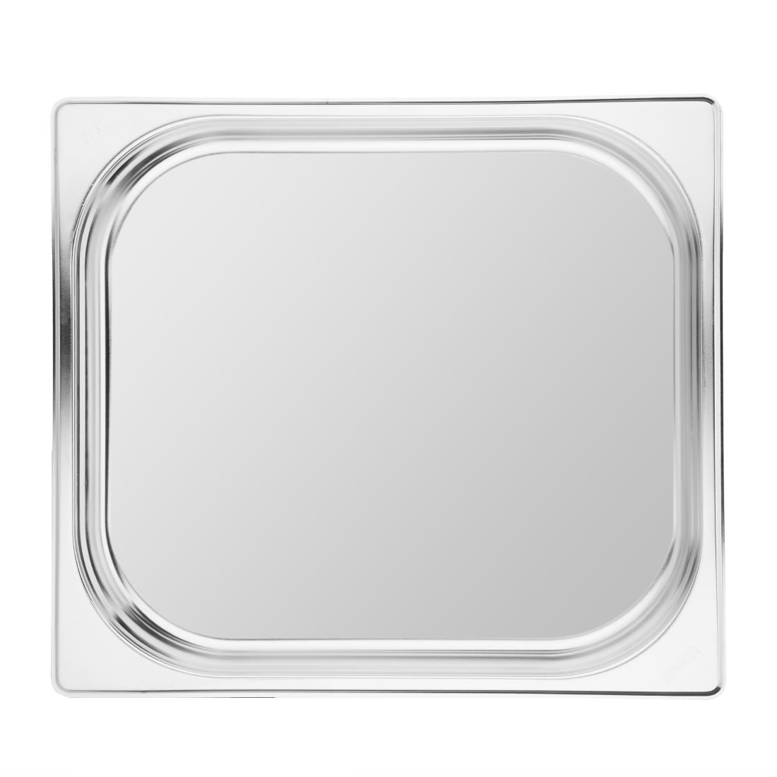 Vogue Stainless Steel 2/3 Gastronorm Pan 40mm