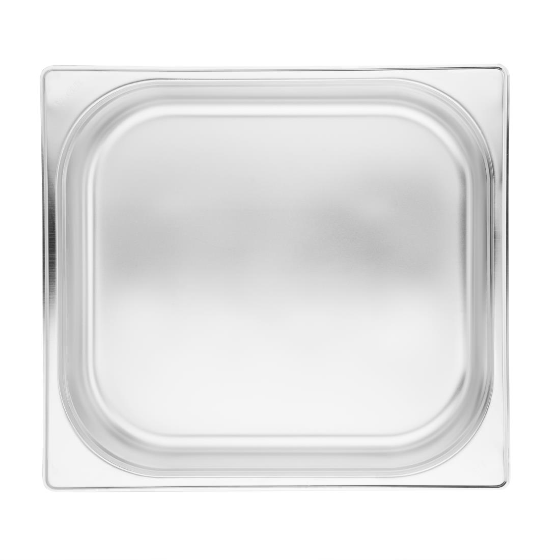 Vogue Stainless Steel 2/3 Gastronorm Pan 65mm