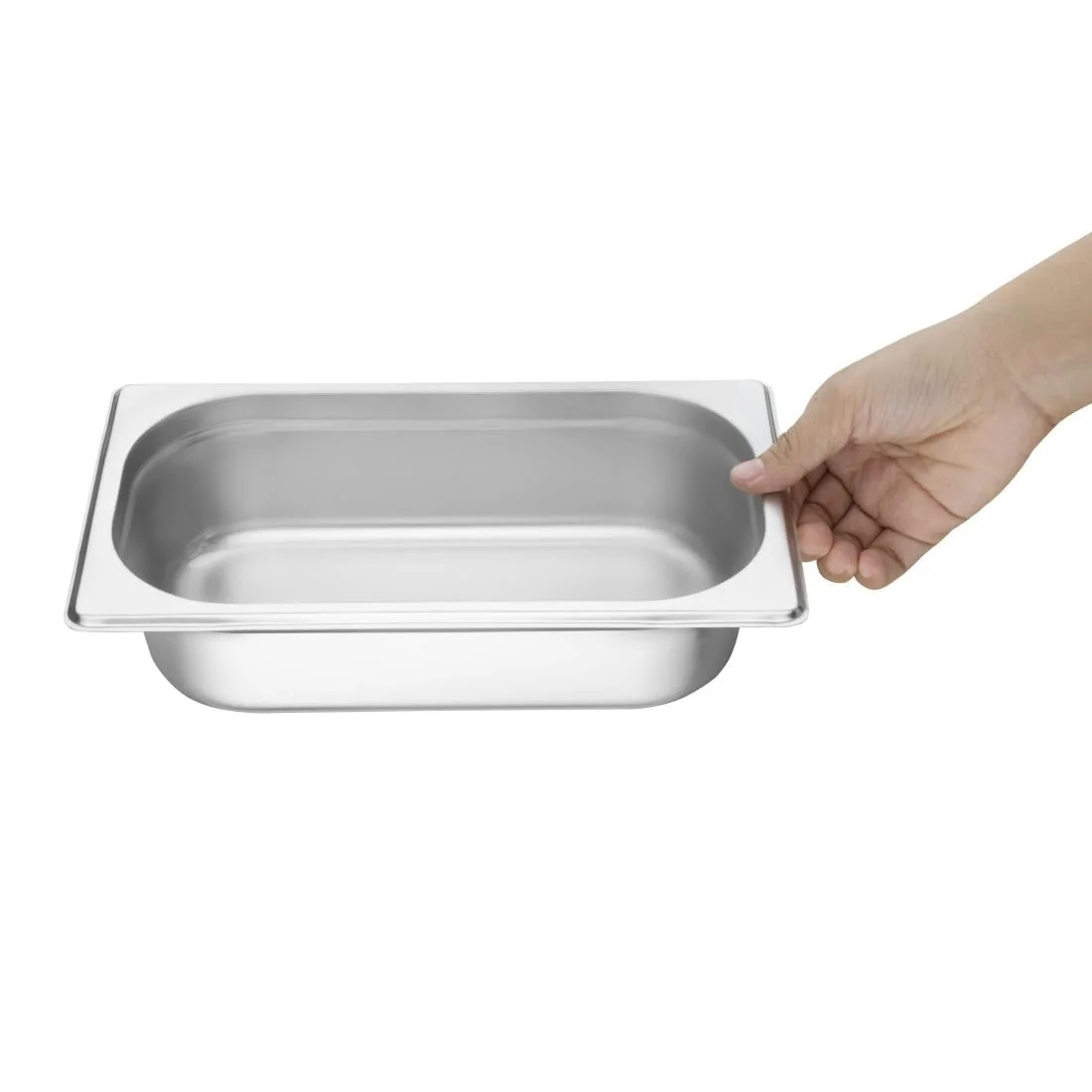 Vogue Stainless Steel 1/4 Gastronorm Pan 65mm - Image 5