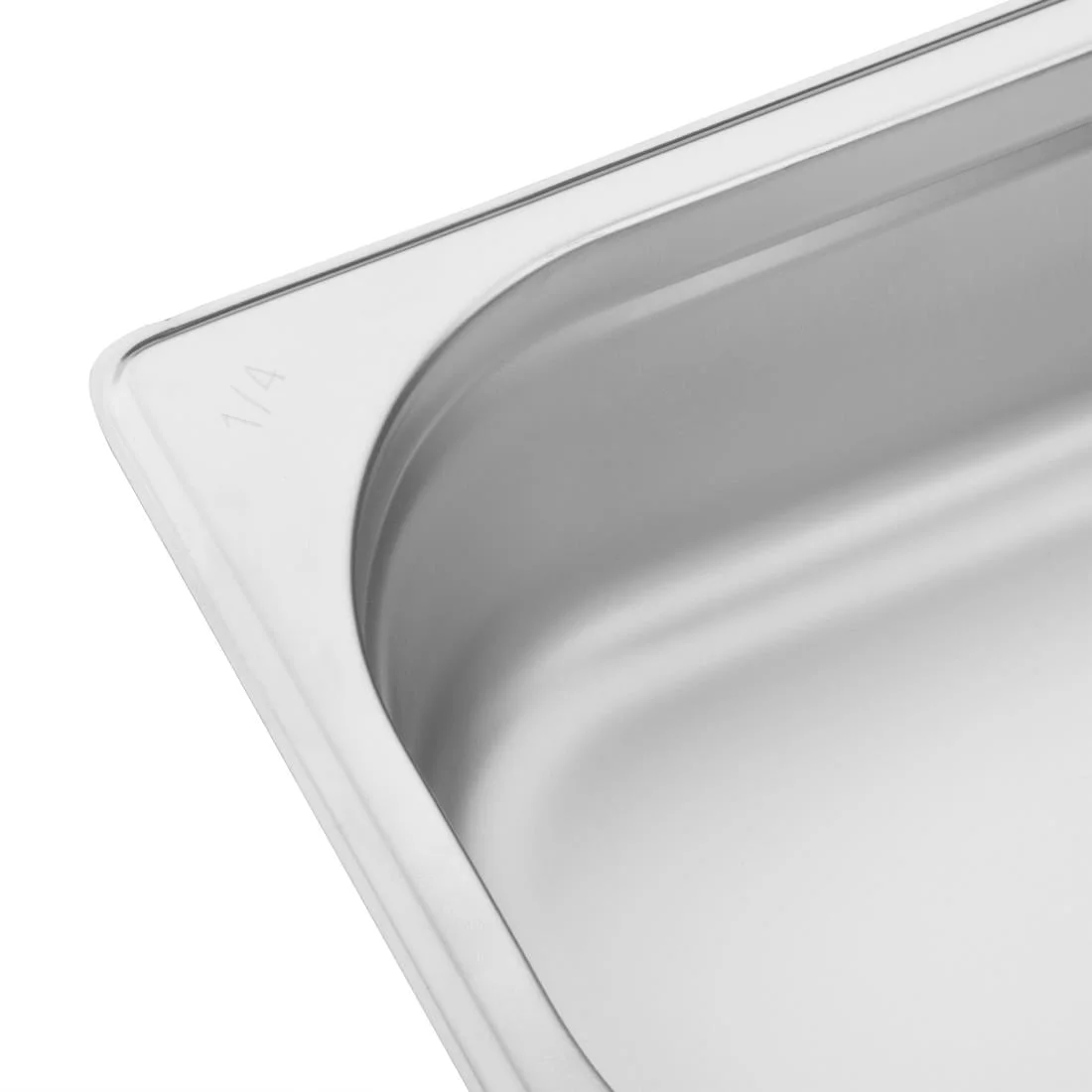 Vogue Stainless Steel 1/4 Gastronorm Pan 65mm - Image 6