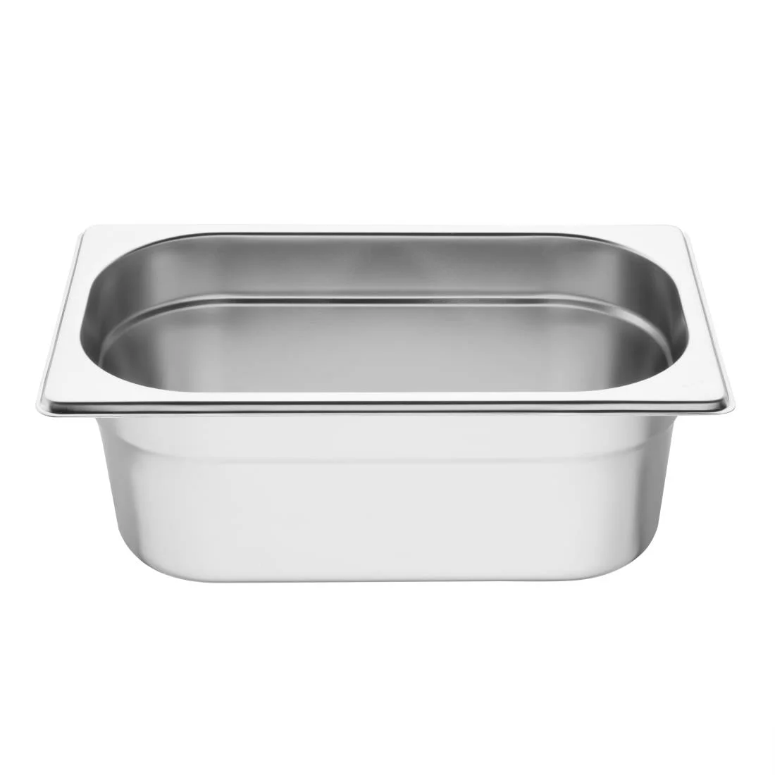 Vogue Stainless Steel 1/4 Gastronorm Pan 100mm - Image 4