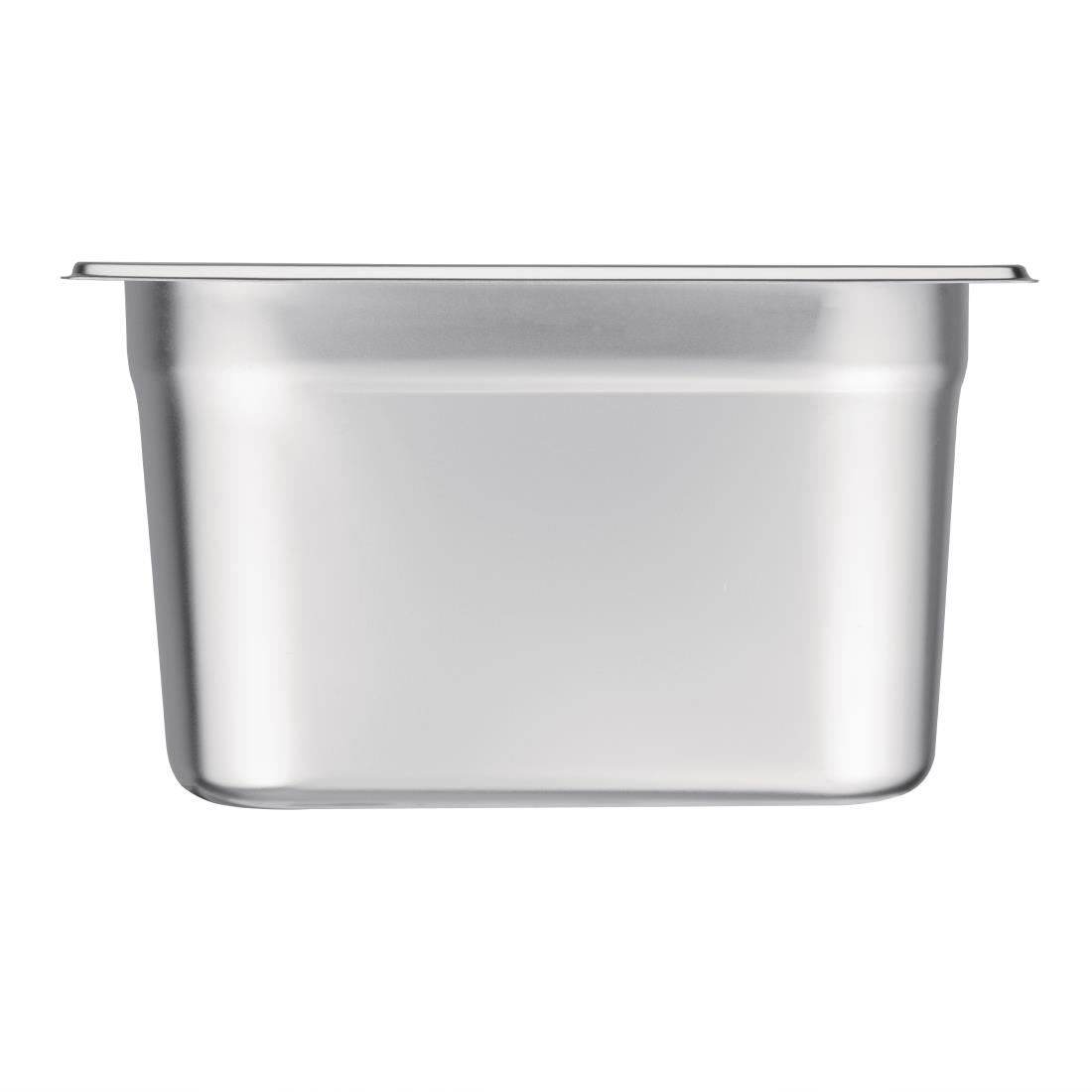 Vogue Stainless Steel 1/4 Gastronorm Pan 150mm