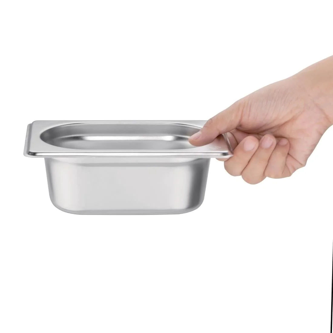 Vogue Stainless Steel 1/9 Gastronorm Pan 65mm - Image 5