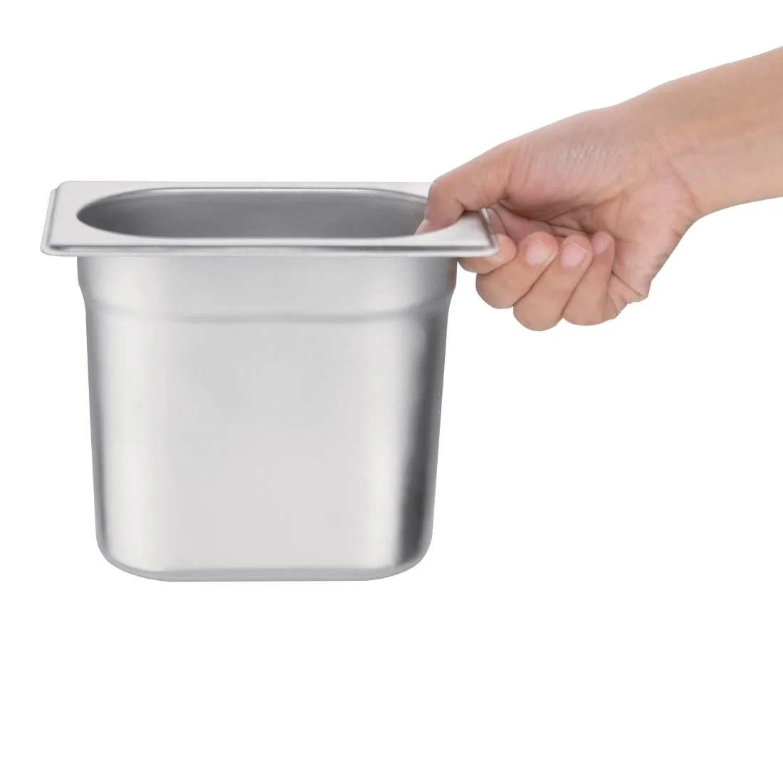 Vogue Stainless Steel 1/9 Gastronorm Pan 150mm - Image 5