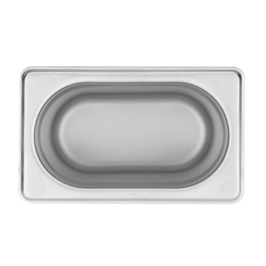 Vogue Stainless Steel 1/9 Gastronorm Pan 150mm