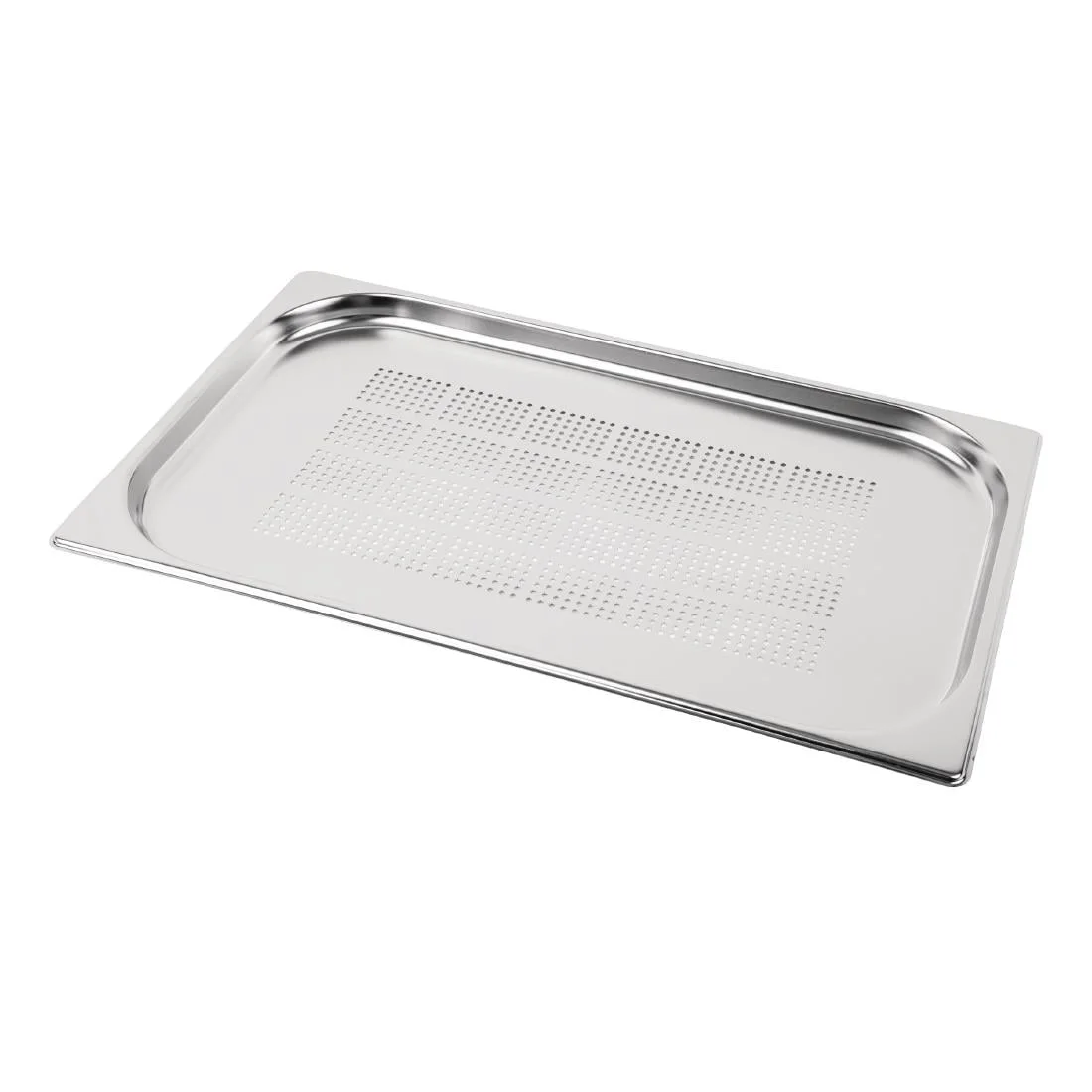 Vogue Stainless Steel Perforated 1/1 Gastronorm Pan 20mm - Image 4