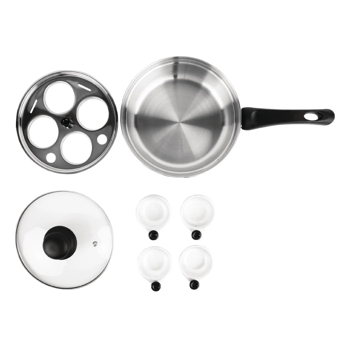 Vogue Aluminium Egg Poacher 200mm - Image 3