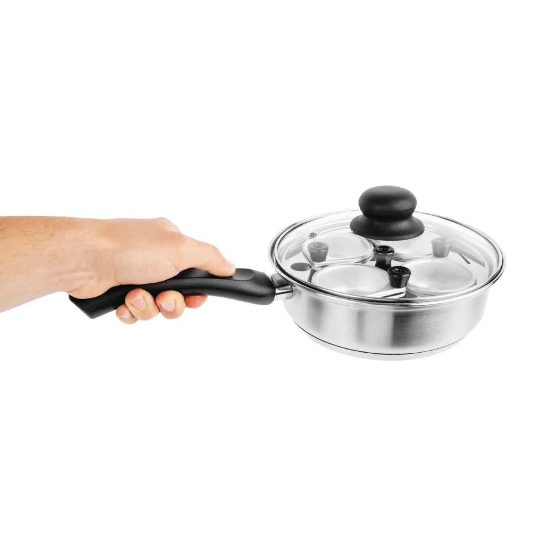 Vogue Aluminium Egg Poacher 200mm - Image 4