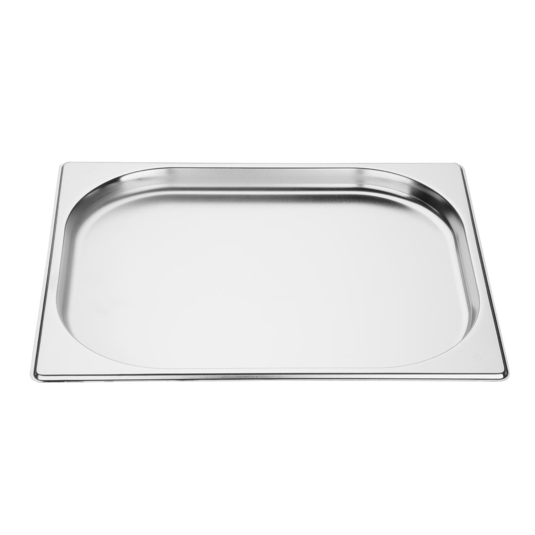 Vogue Stainless Steel 1/2 Gastronorm Pan 20mm