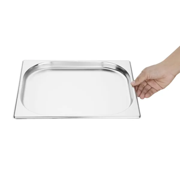 Vogue Stainless Steel 1/2 Gastronorm Pan 20mm