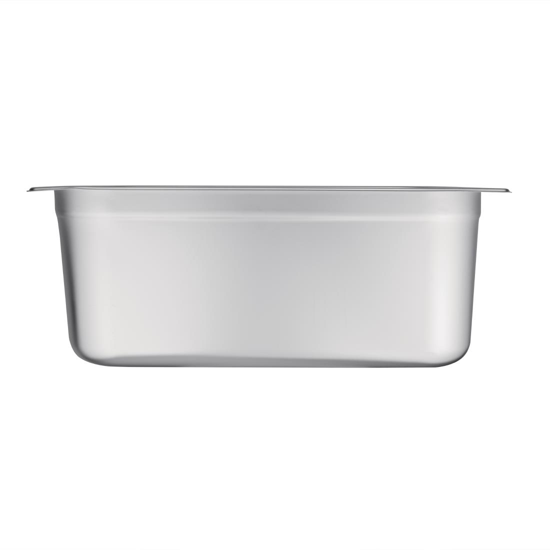 Vogue Stainless Steel 1/1 Gastronorm Pan 200mm
