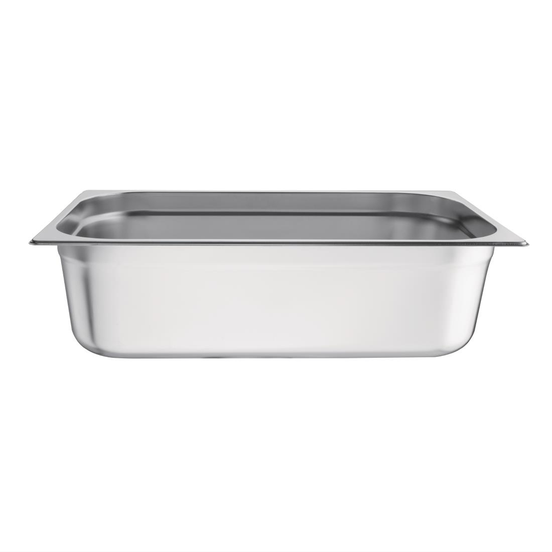 Vogue Stainless Steel 1/1 Gastronorm Pan 150mm