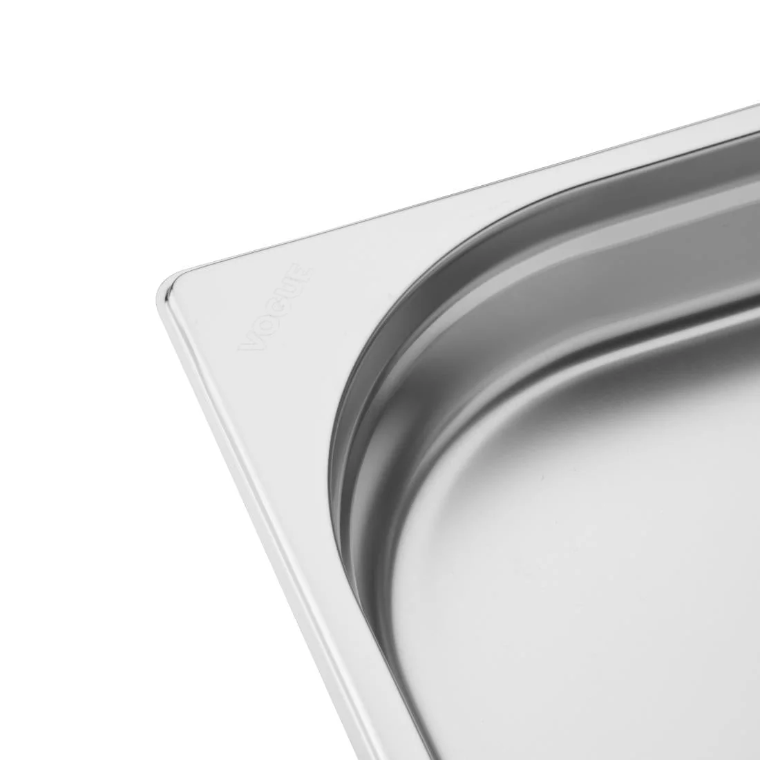 Vogue Stainless Steel 1/2 Gastronorm Pan 40mm - Image 4