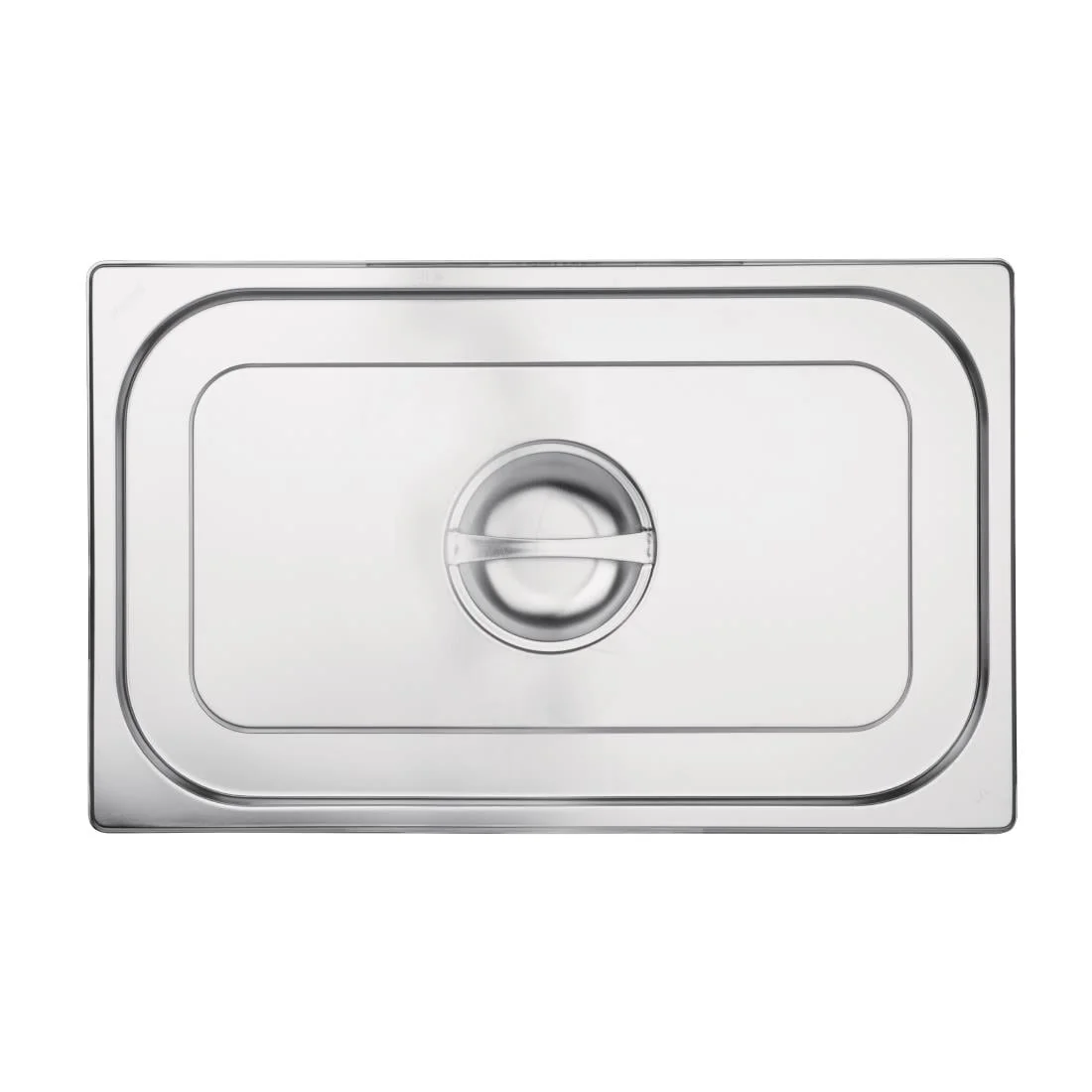 Vogue Stainless Steel 1/1 Gastronorm Lid - Image 3