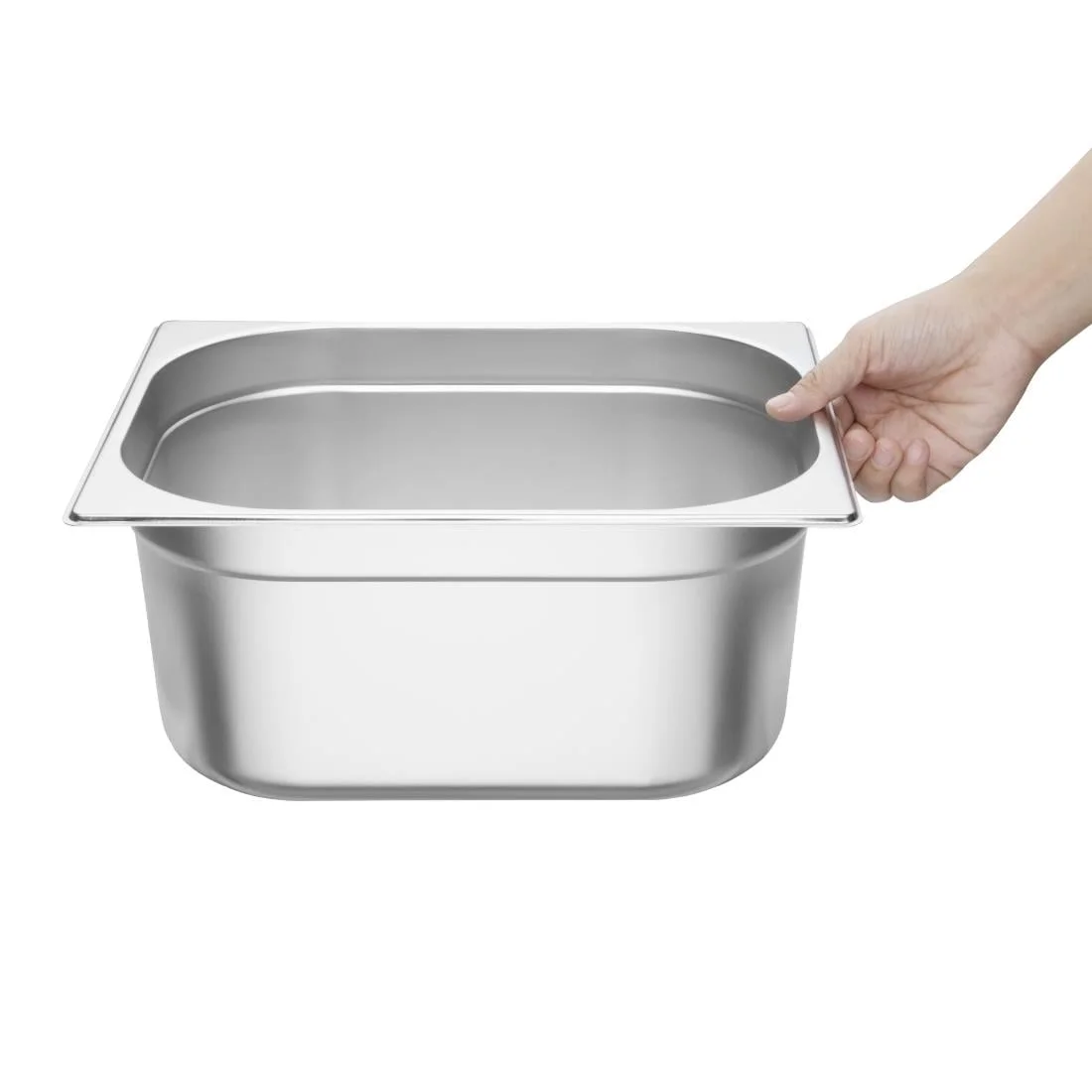 Vogue Stainless Steel 1/2 Gastronorm Pan 150mm - Image 5