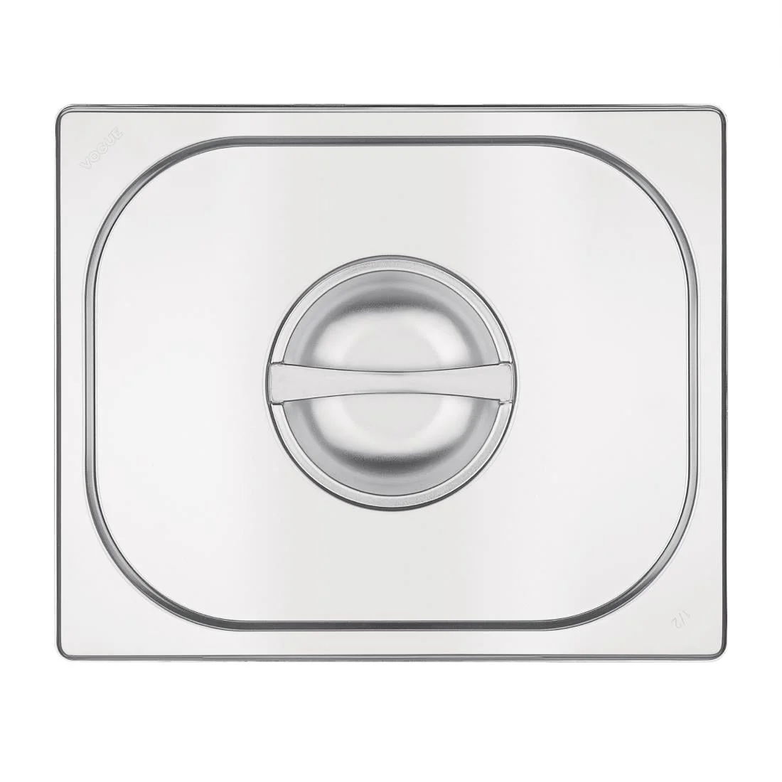 Vogue Stainless Steel 1/2 Gastronorm Lid - Image 2