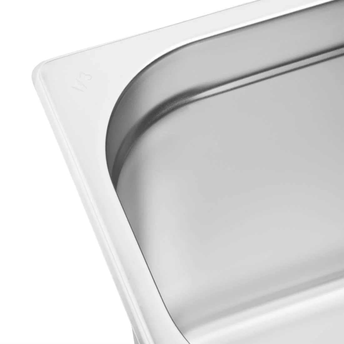 Vogue Stainless Steel 1/3 Gastronorm Pan 200mm - Image 6