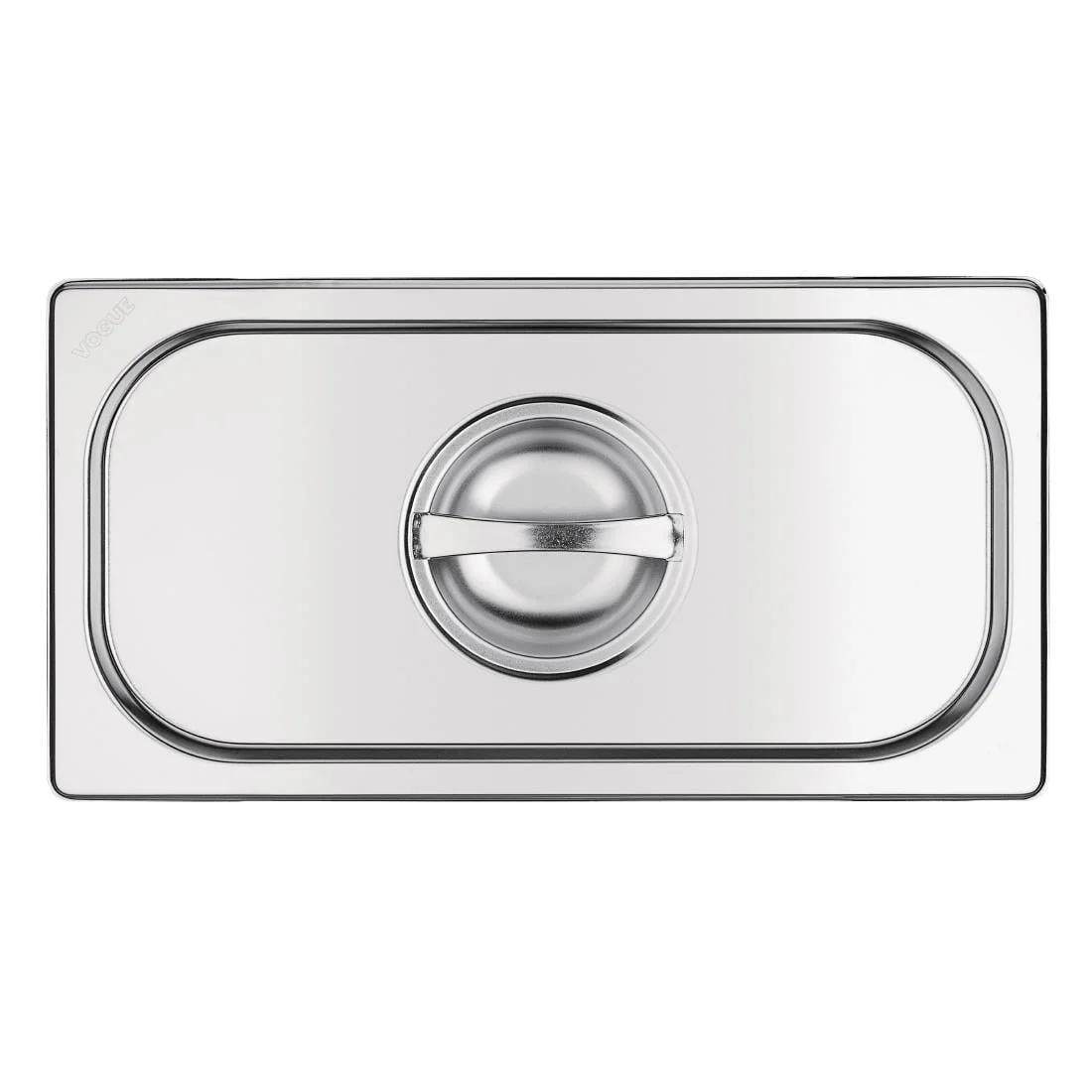 Vogue Stainless Steel 1/3 Gastronorm Lid - Image 2