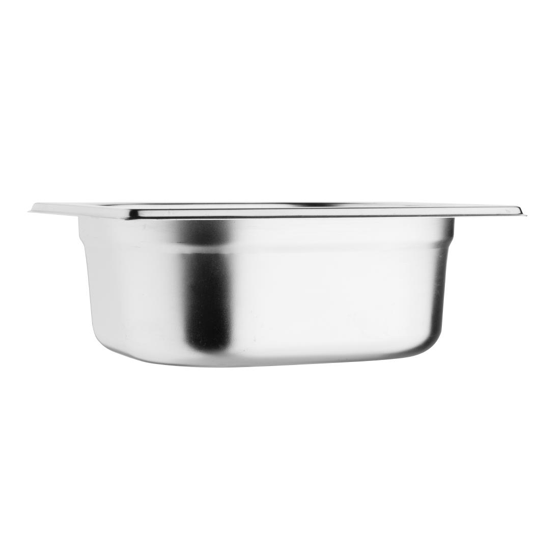 Vogue Stainless Steel 1/6 Gastronorm Pan 65mm