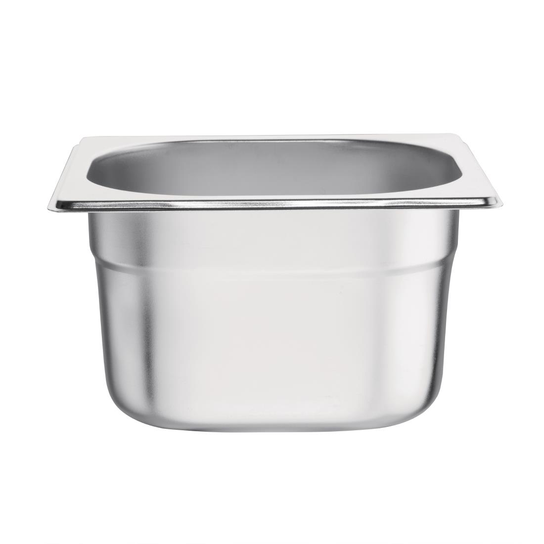 Vogue Stainless Steel 1/6 Gastronorm Pan 100mm