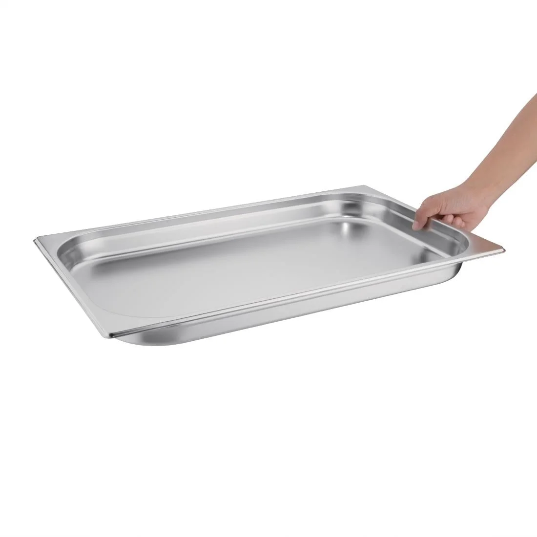 Vogue Stainless Steel 1/1 Gastronorm Pan 40mm - Image 5