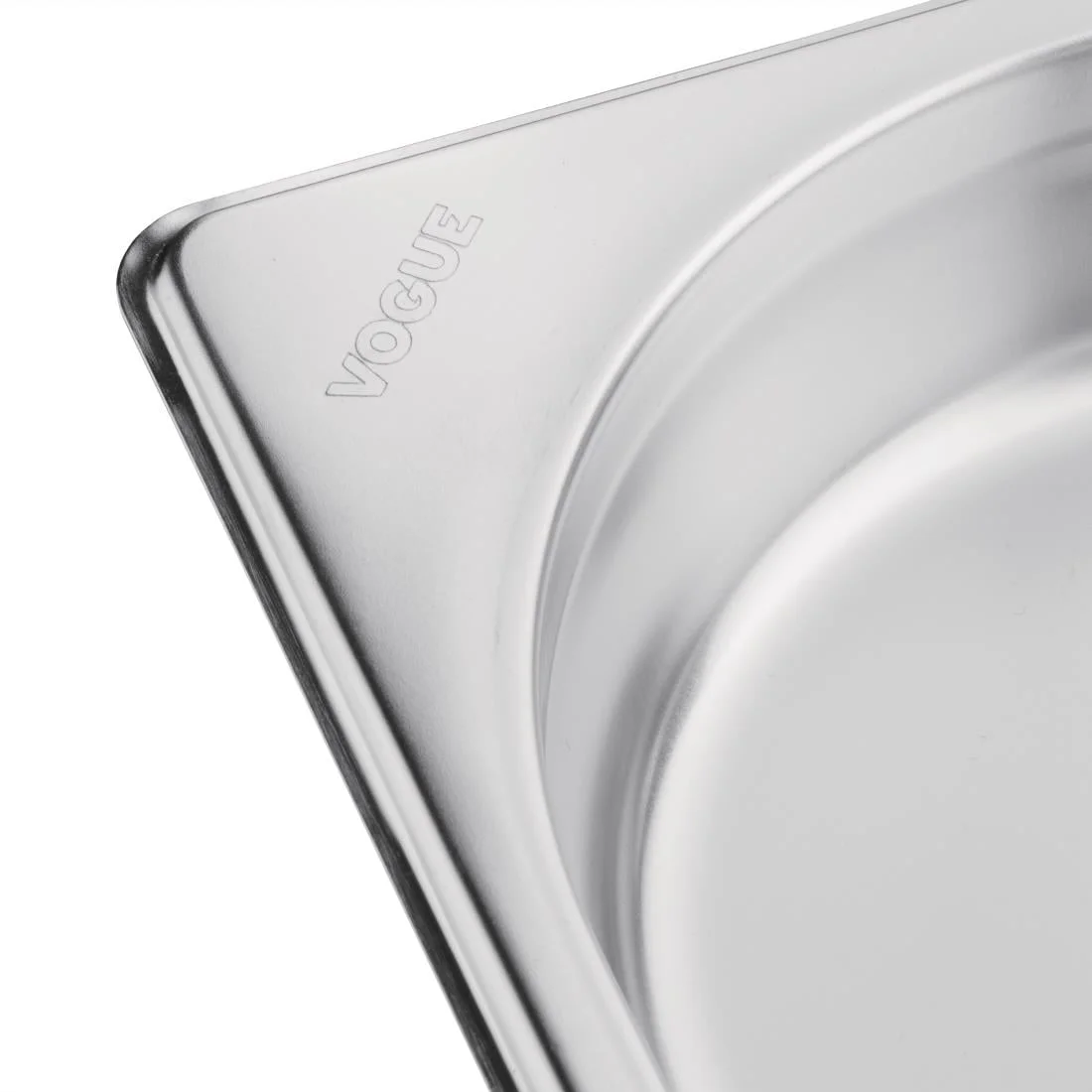Vogue Stainless Steel 1/1 Gastronorm Pan 40mm - Image 6