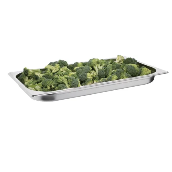 Vogue Stainless Steel 1/1 Gastronorm Pan 40mm
