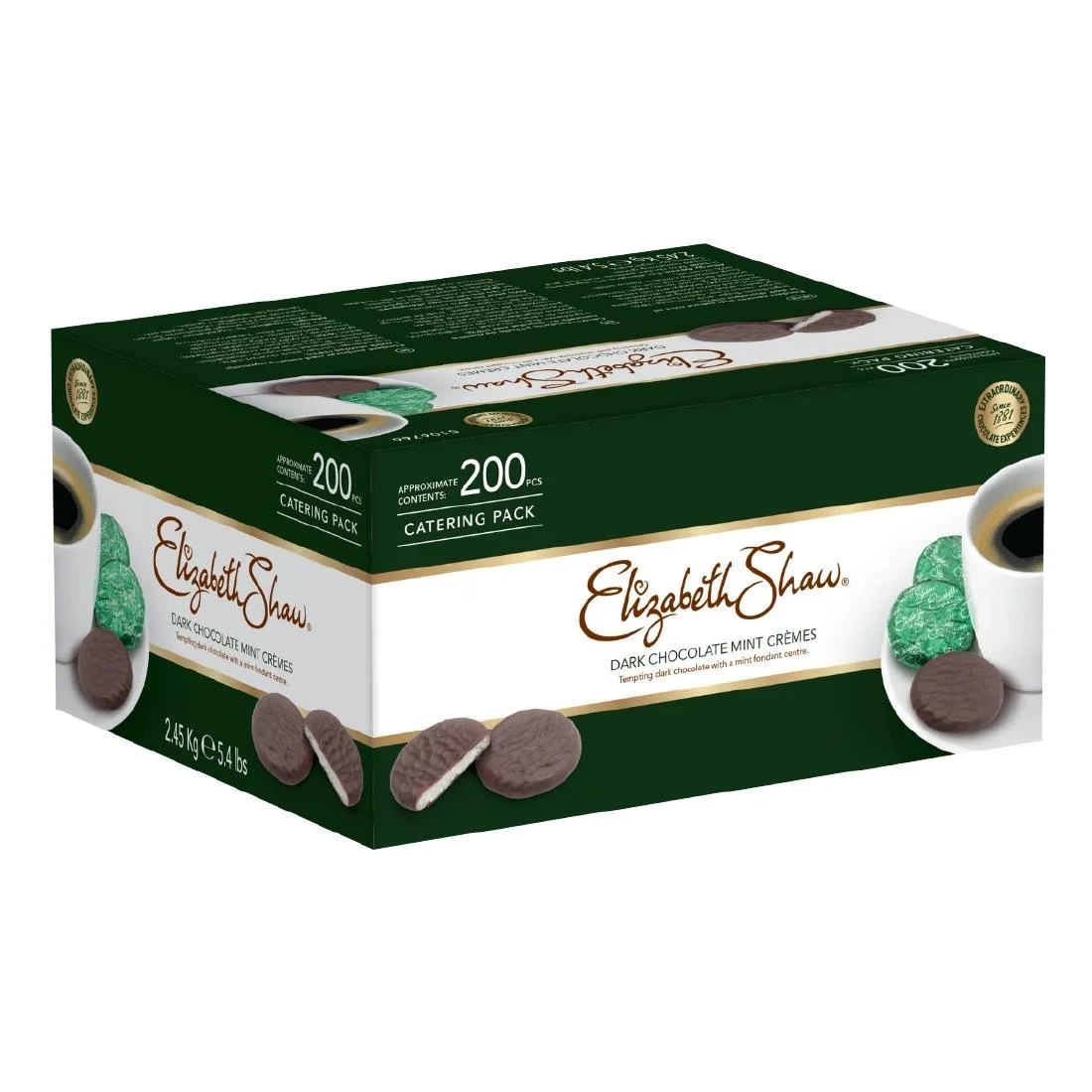 Elizabeth Shaw Dark Mint Creme 2.45kg (200 singles Pack)