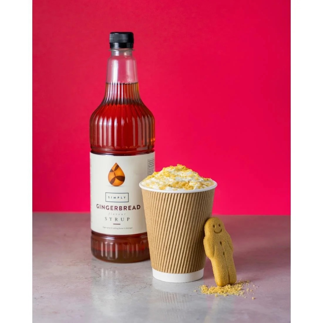 Simply Gingerbread Syrup 1Ltr - Image 4