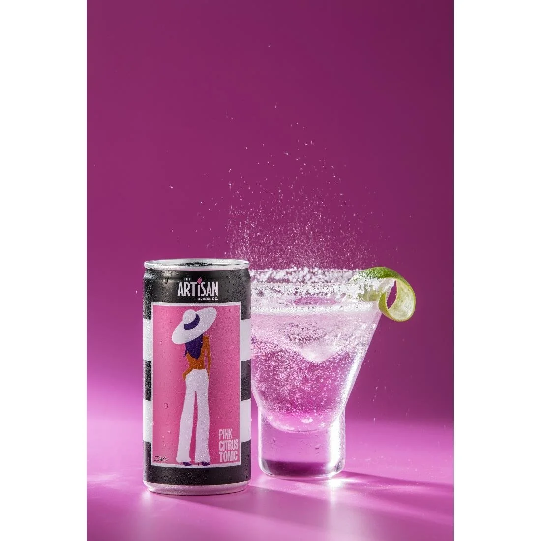 Artisan Drinks Pink Citrus Tonic Cans 200ml (24 Pack) - Image 3
