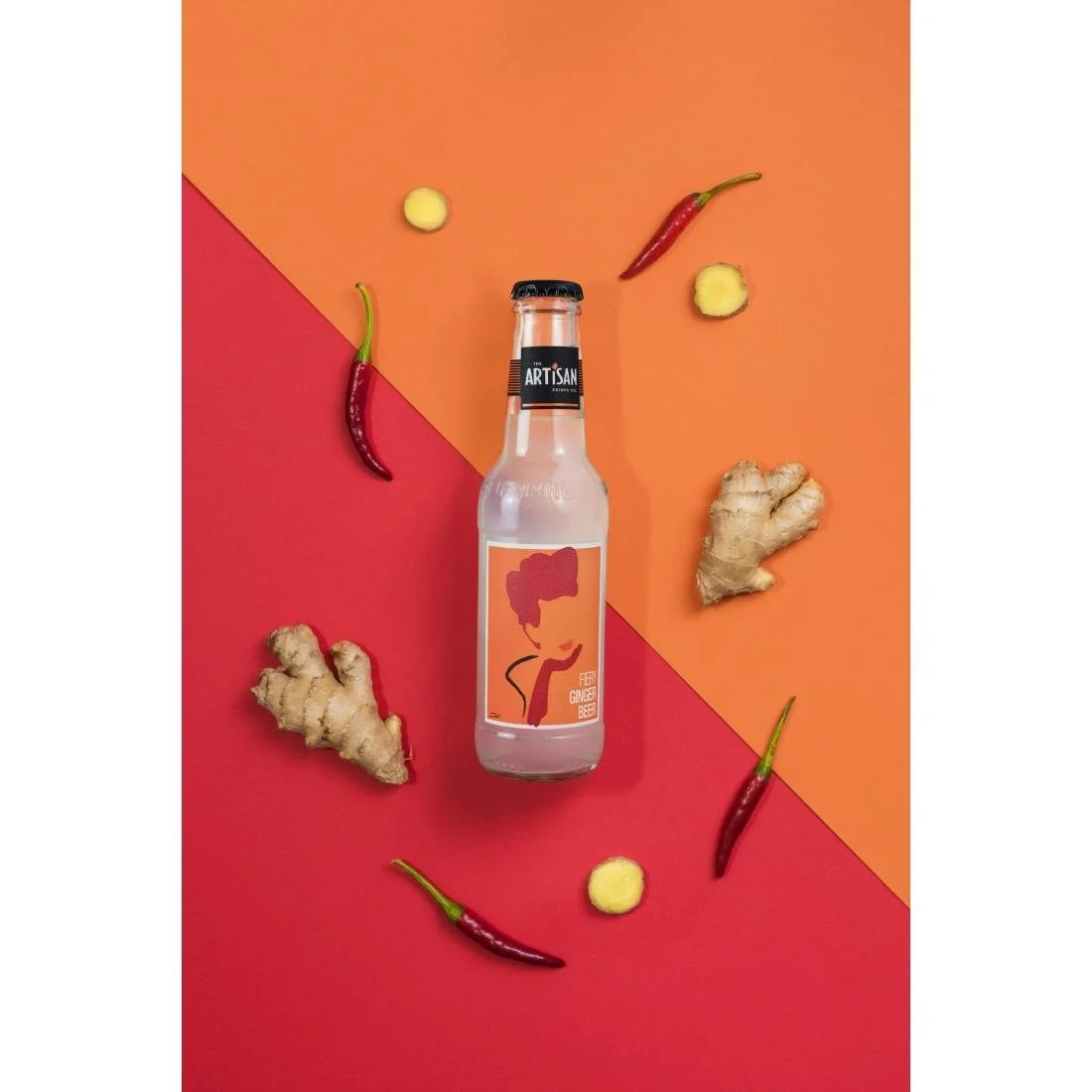 Artisan Drinks Fiery Ginger Beer Bottles 200ml (24 pack) - Image 2