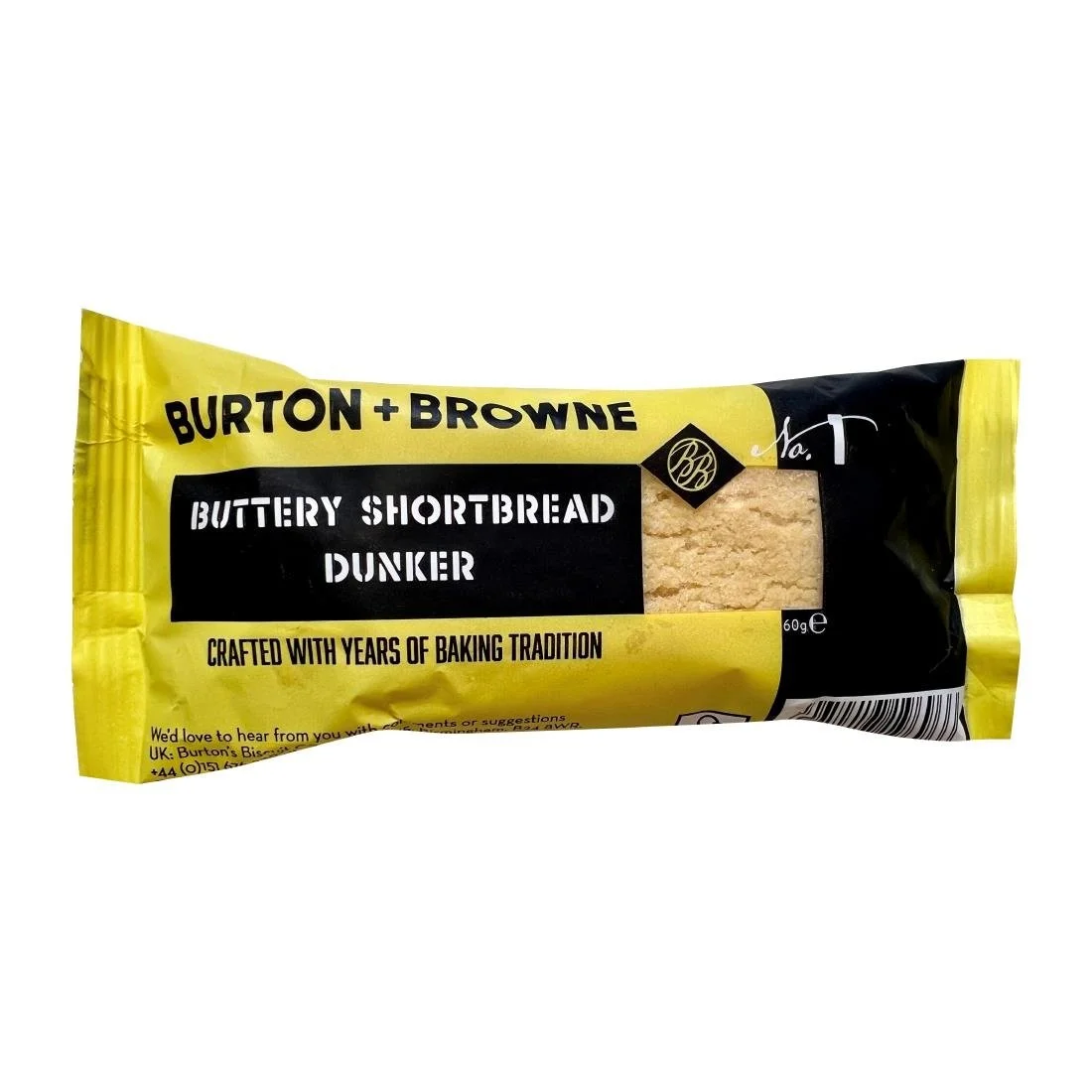Burton & Browne Buttery Shortbread Dunker 60g (24 Pack) - Image 1