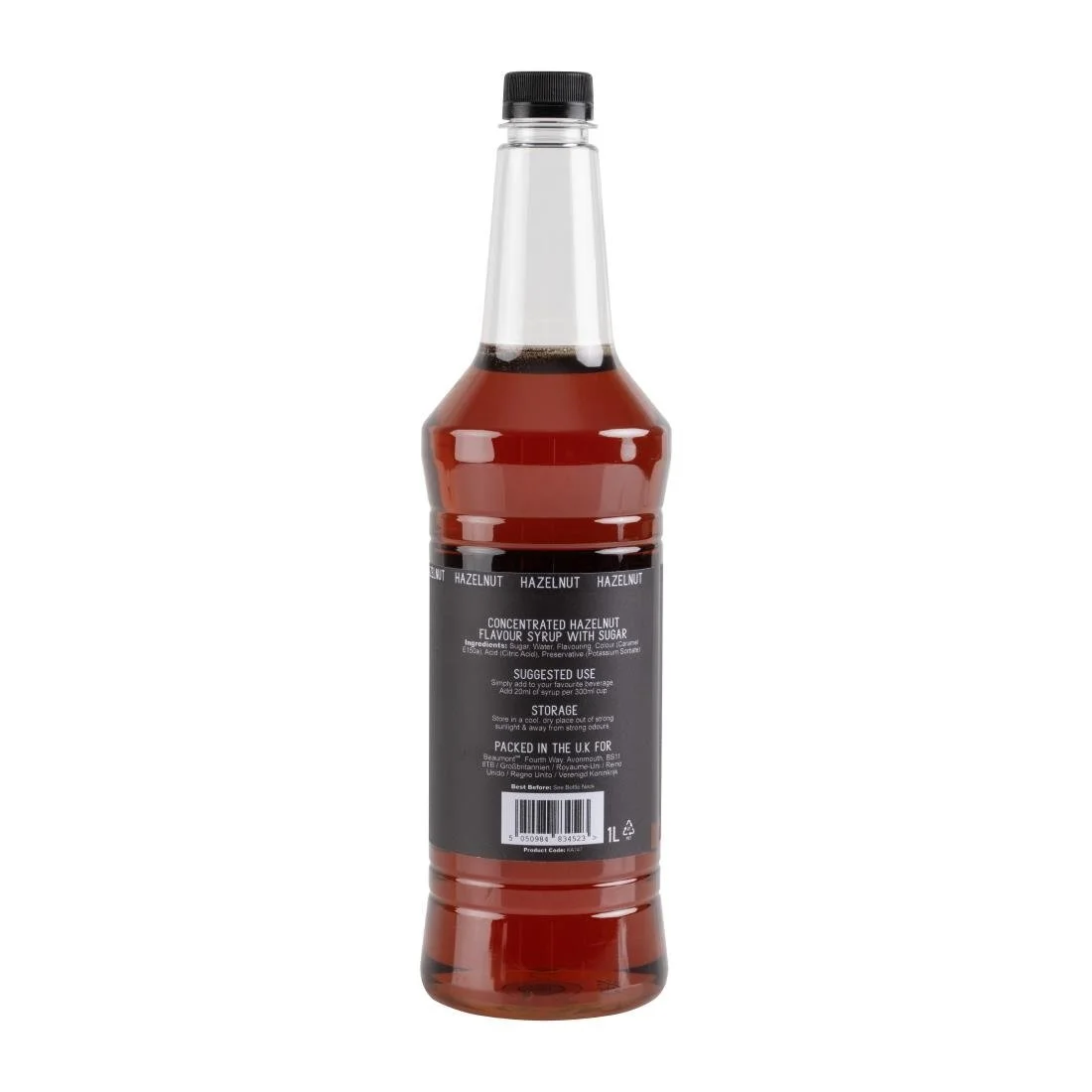 Beaumont Hazelnut Syrup 1Ltr - Image 7