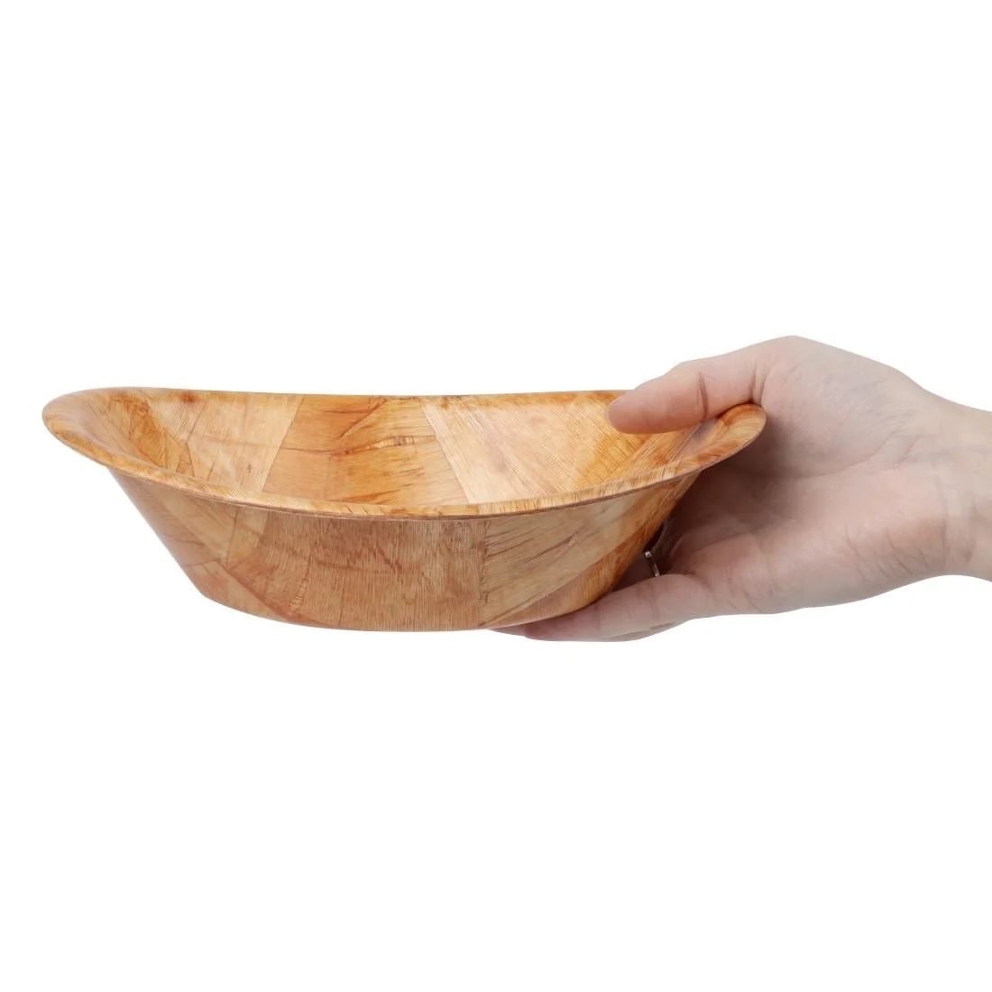 Oval Wooden Bowl Small - Image 6
